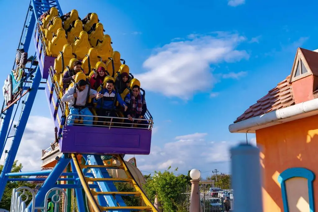 Free Fall Train ride at Joyland Lahore