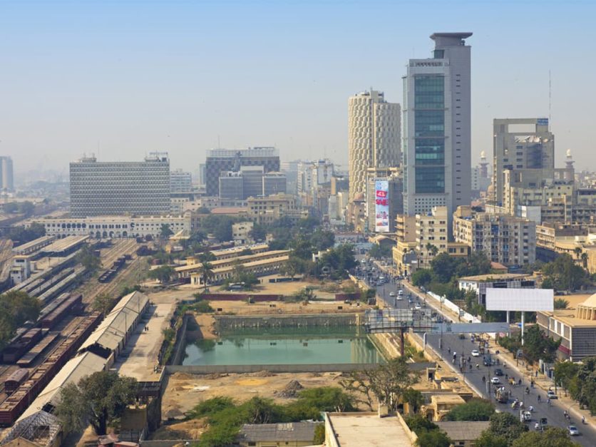 Buildings in Karachi