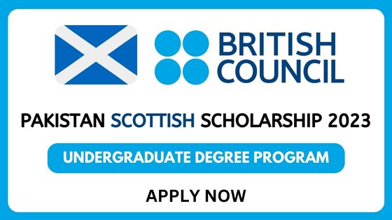 Pakistan Scottish Scholarship 2023 banner