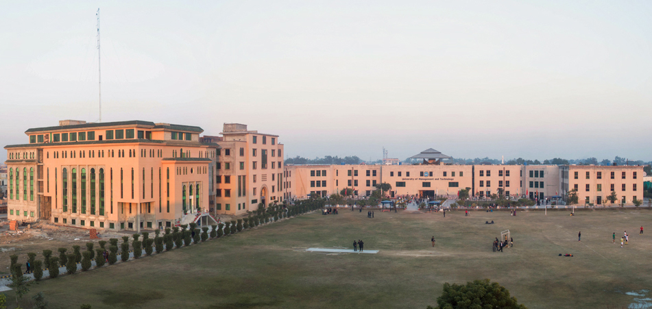 Aerial View of University of Management and Technology Lahore