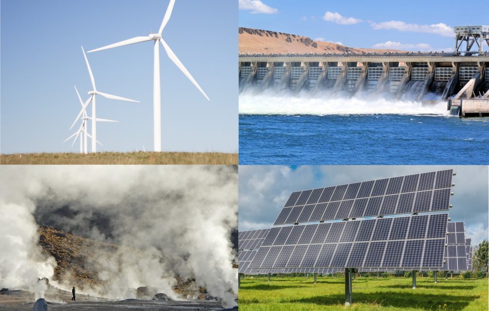 a collage of energy resources