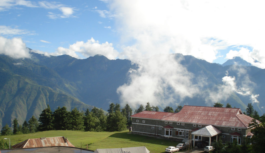 a resort in shogran valley