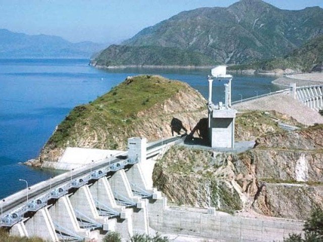 aerial view of kalabagh dam