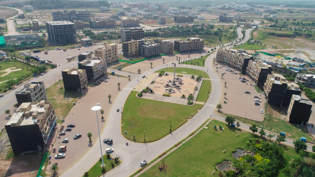 bahria town aerial view