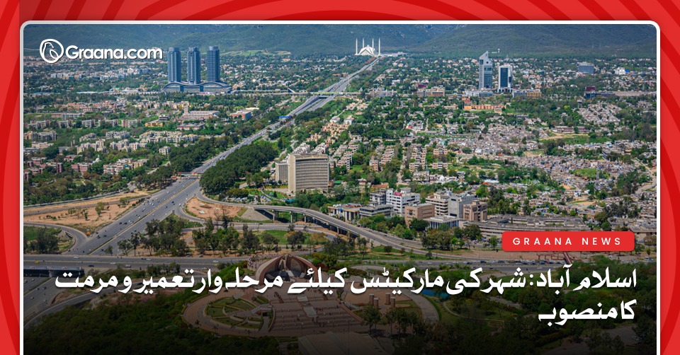 اسلام آباد: شہر کی مارکیٹس کیلئے مرحلہ وار تعمیر و مرمت کا منصوبہ