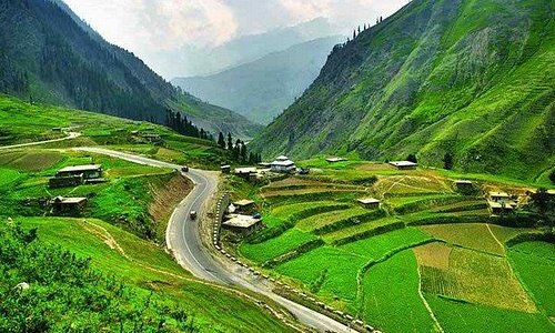 naran valley panoramic view