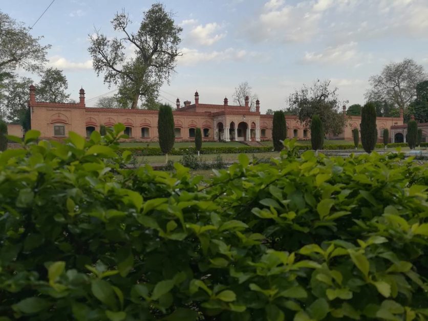 Edwardes College lawn and building