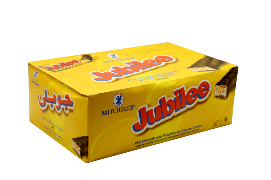 Mitchells jubilee chocolates in a box