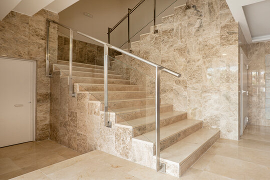 Rosa Zarci Marble Staircase