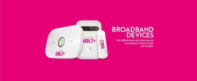List of Zong Bolt Packages | Graana.com