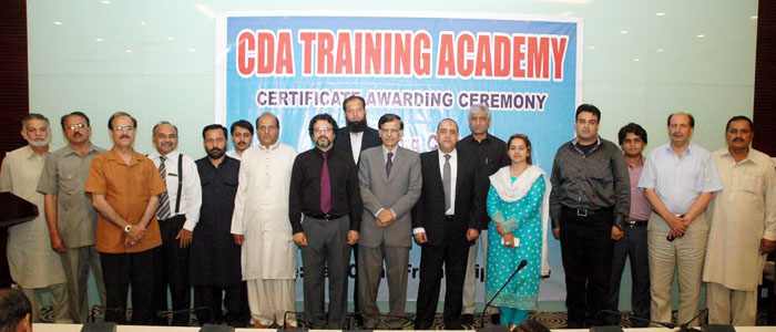 Participants in a photo session at the end of a training program in CDA Training Academy (CTA)