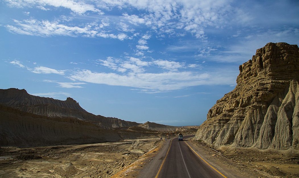 View of Makran Coastal Highway