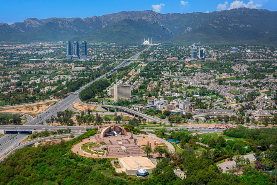 image to show Residential Sectors and Commercial Areas of islamabad