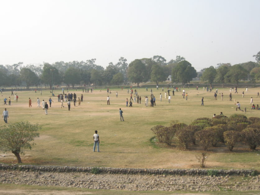 Residents in Gulshan e Iqbal Park