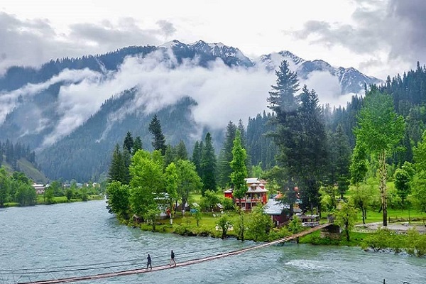 River passing by Mirpur Azad Kashmir