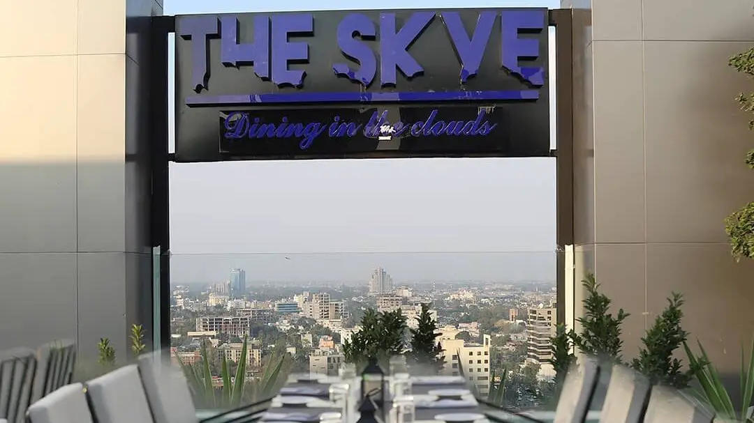 The Skye  rooftop restaurant lahore