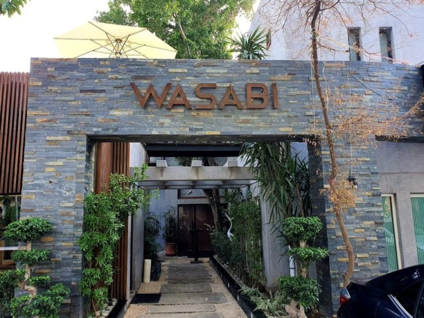 exterior view of Wasabi restaurant lahore