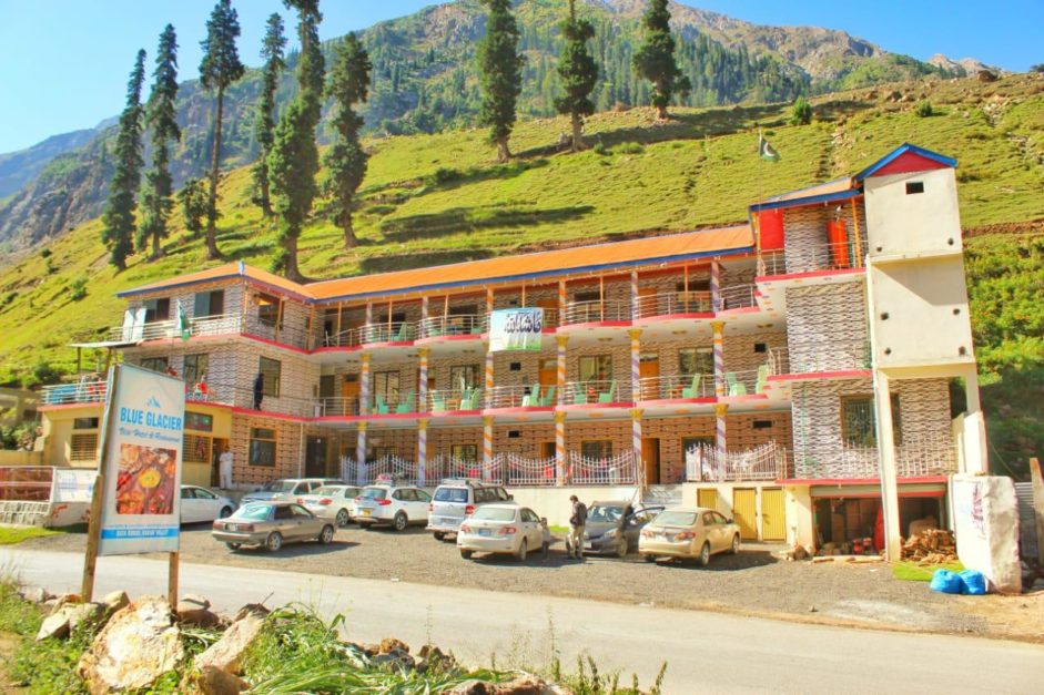 exterior view of a hotel located near babusar top