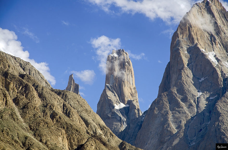 image of Trango Towers at Baltoro glacier