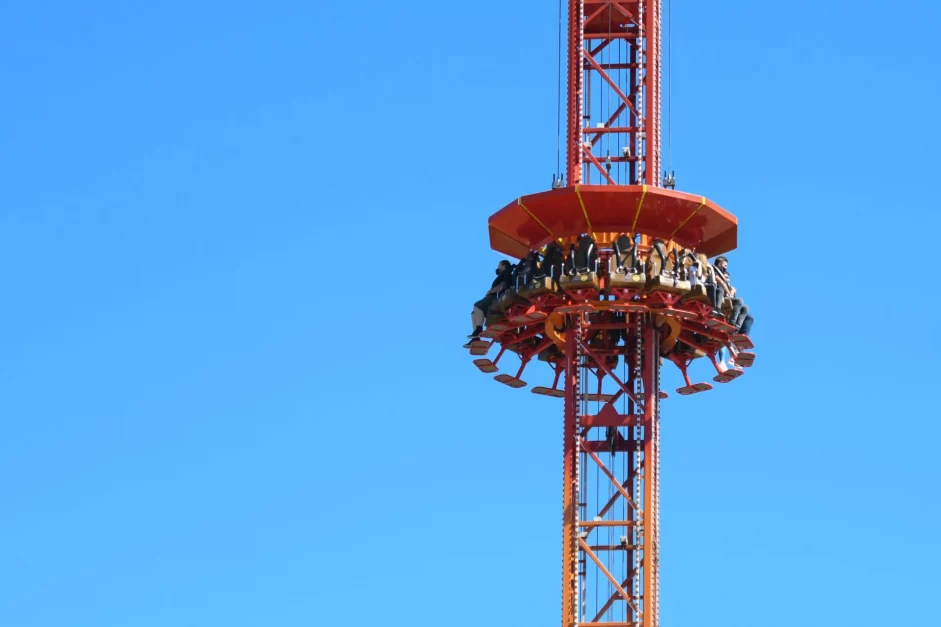 image of a drop tower ride