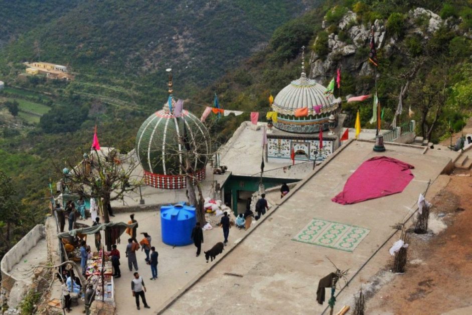 top view of bari imam shrine