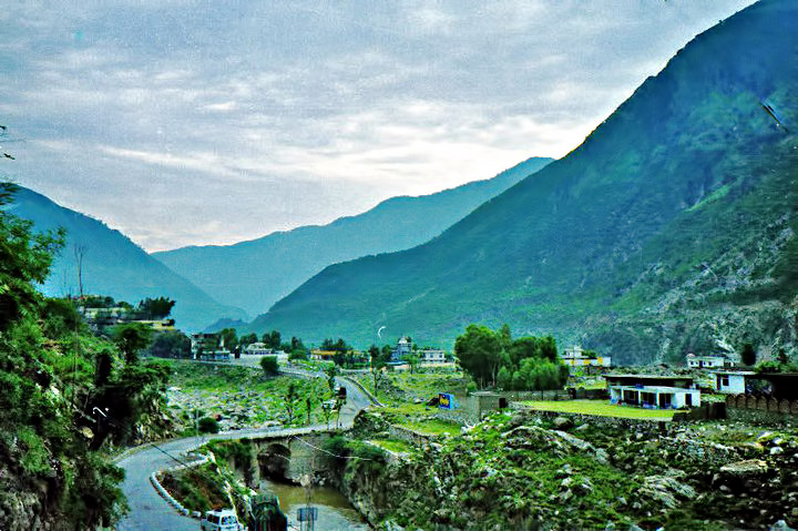 Besham city valley image