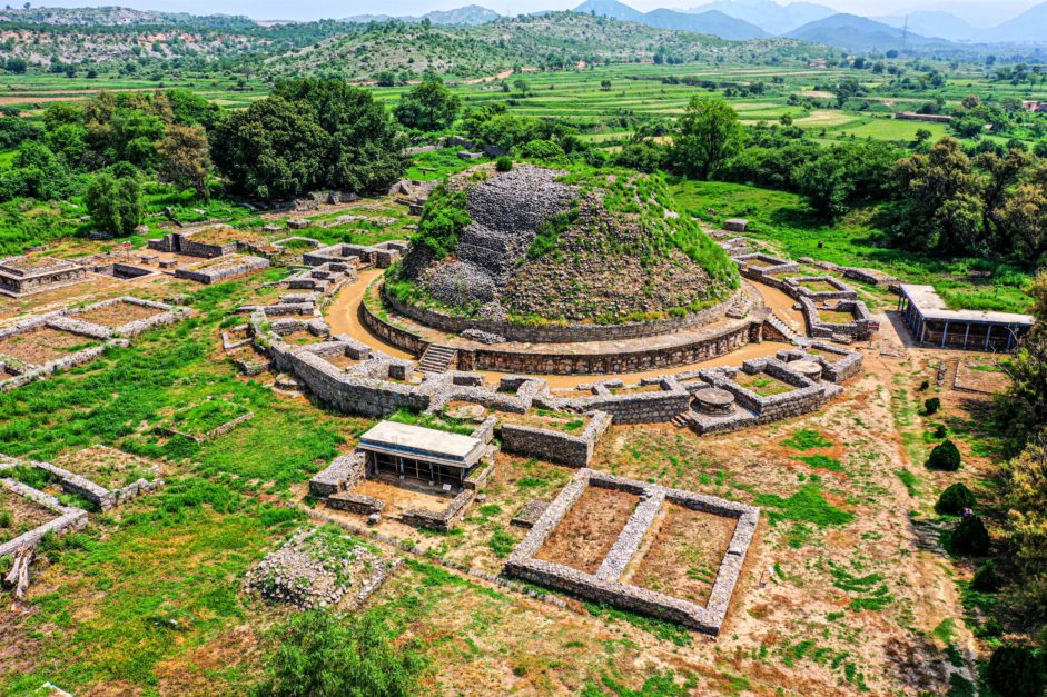 Dharma Rajika Stupa and Monastery near Hassan Abdal