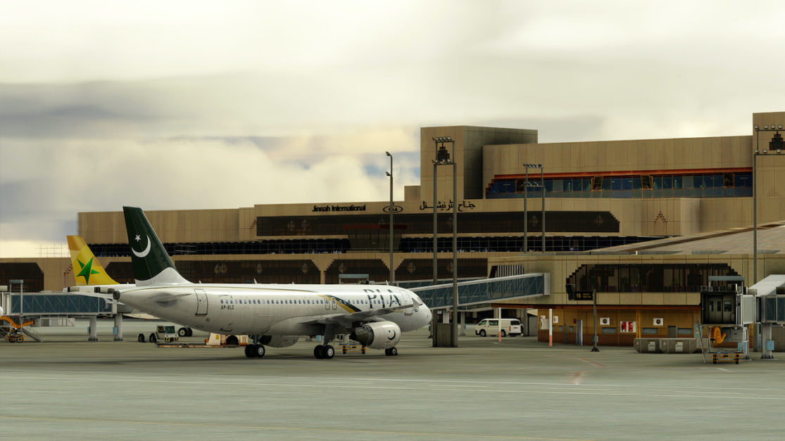 Karachi International Airport runway