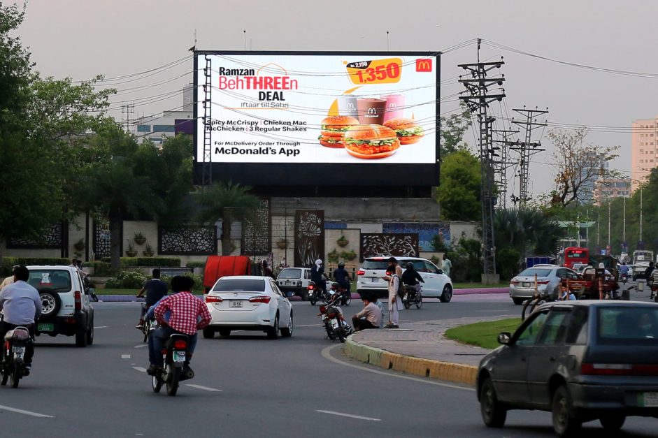 Outdoor Advertising in Lahore 