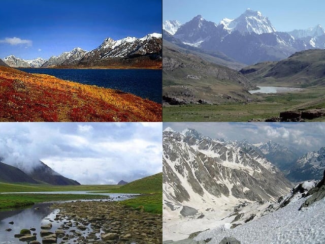 collage of different Passes of Pakistan