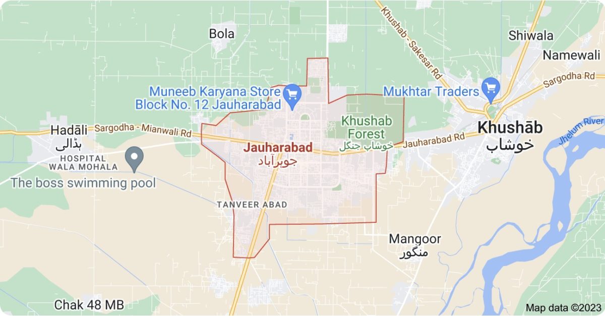 Jauharabad map