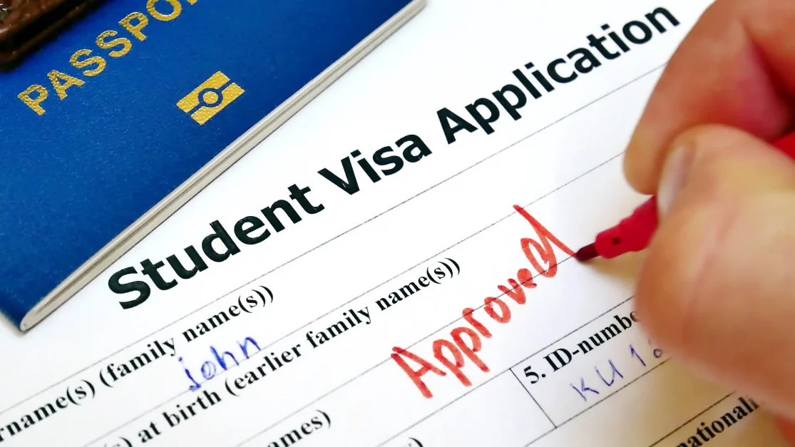 Student Visa application form