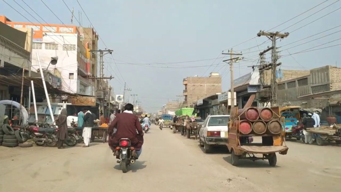 a local street in moro