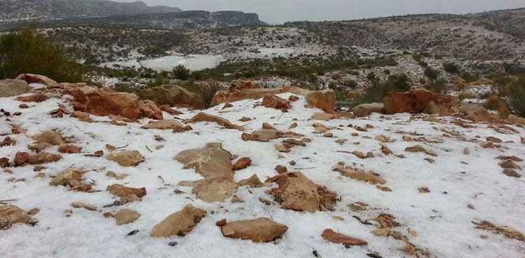 snowfall at gorakh hill station