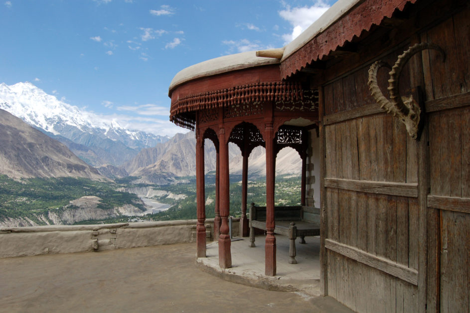 view of rakaposhi from Baltit fort