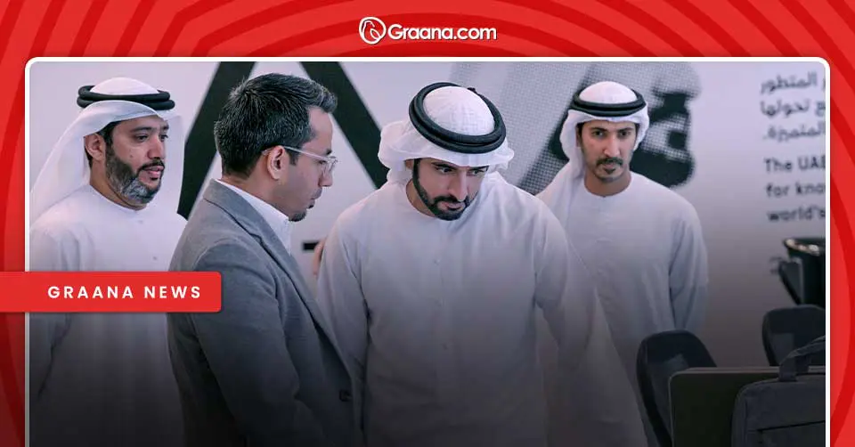 Group Director, Arslan Javed, meeting with Crown Prince Sheikh Hamdan in Dubai Center for Artificial Intelligence (DCAI)