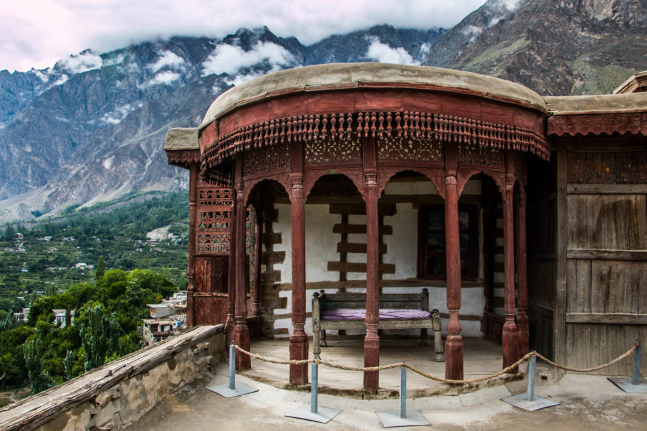 view of rakaposhi from Baltit fort