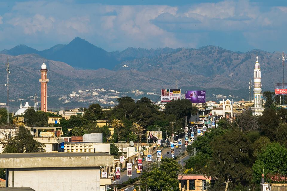 aerial view of mirpur