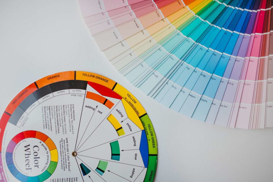 colour wheel for choosing wall paint color