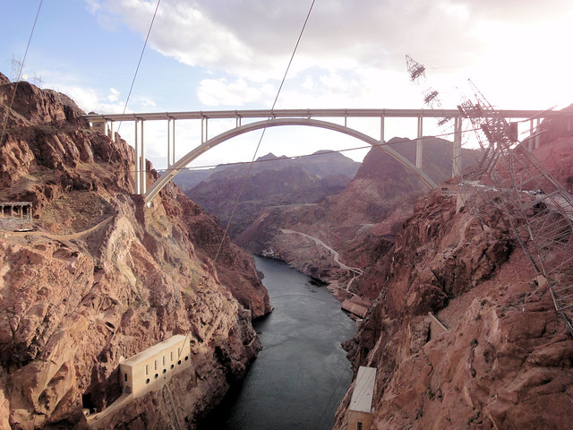 A bridge below mirani dam