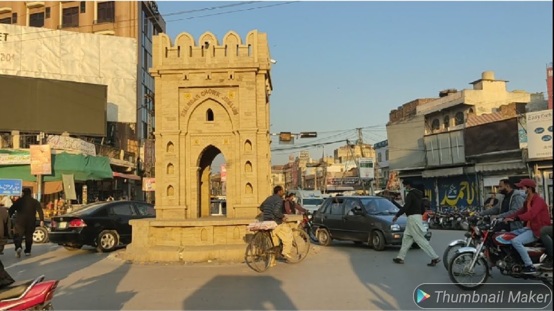 shandar chowk in jhekum cantt