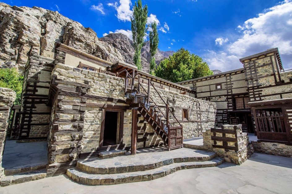 panoramic shot of Shigar fort`