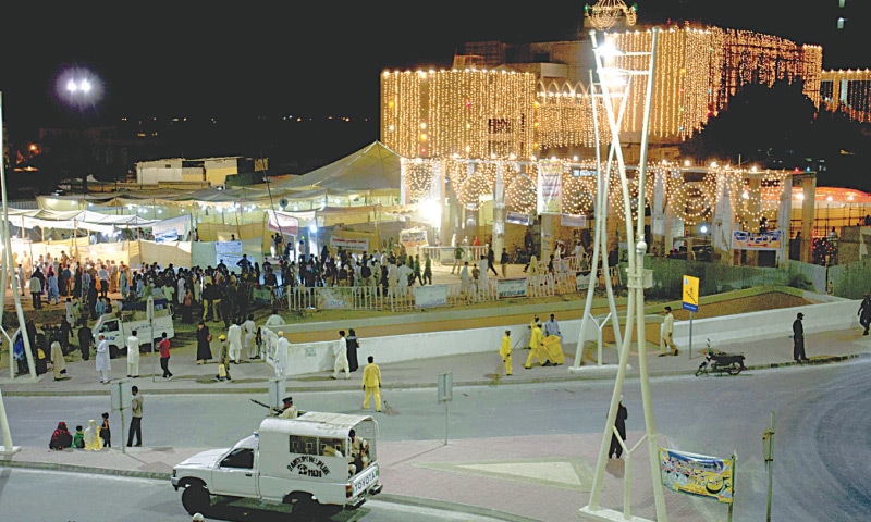 urs festivities at Abdullah Shah Ghazi shrine