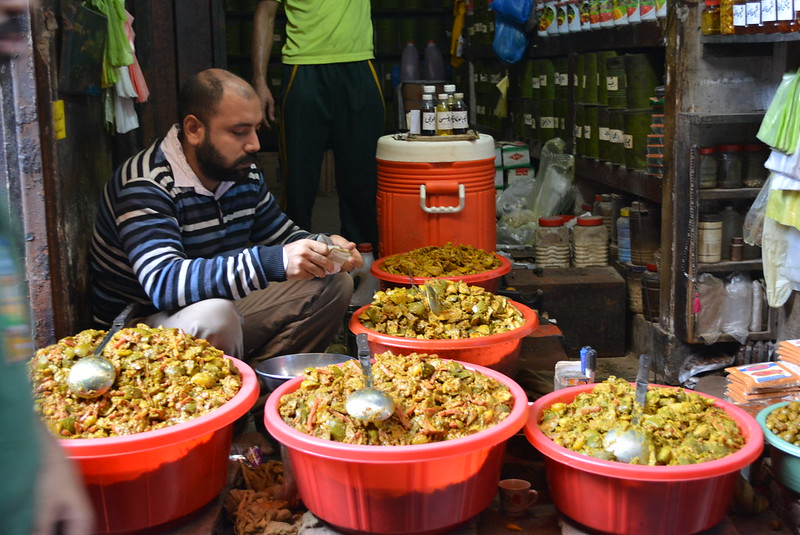 Moti Market Food Stalls