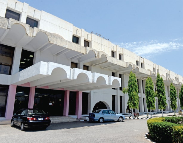 parking of National Library of Pakistan