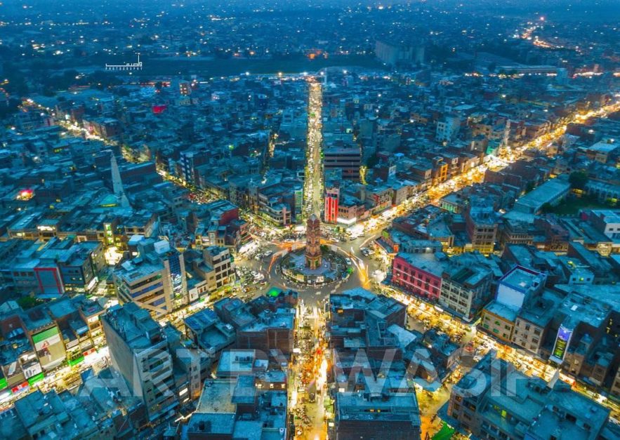 the Ghanta Ghar Faislabad is the most attractive Clock Tower that can be found in Pakistan