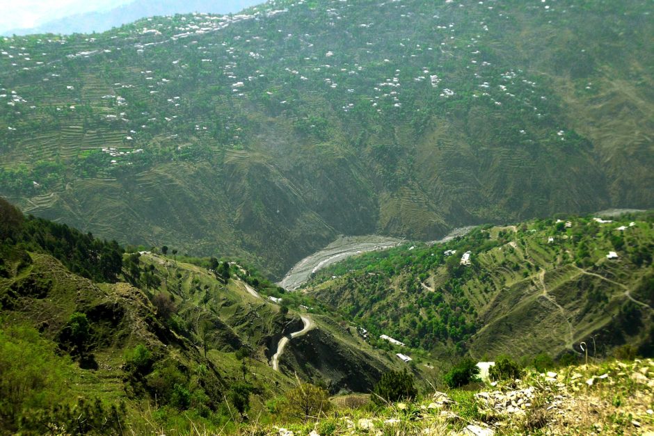 A valley view from Khanspur