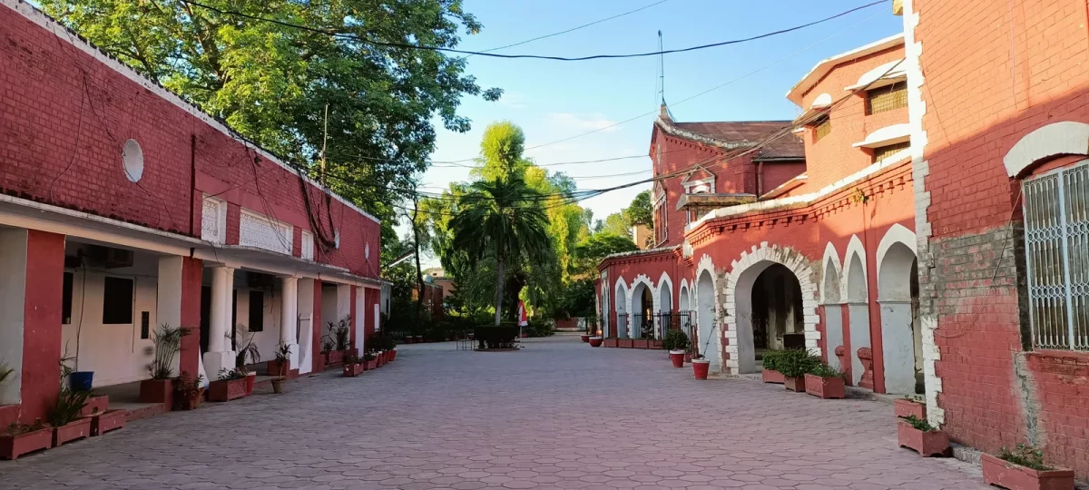 Inside the campus of Murray College Sialkot