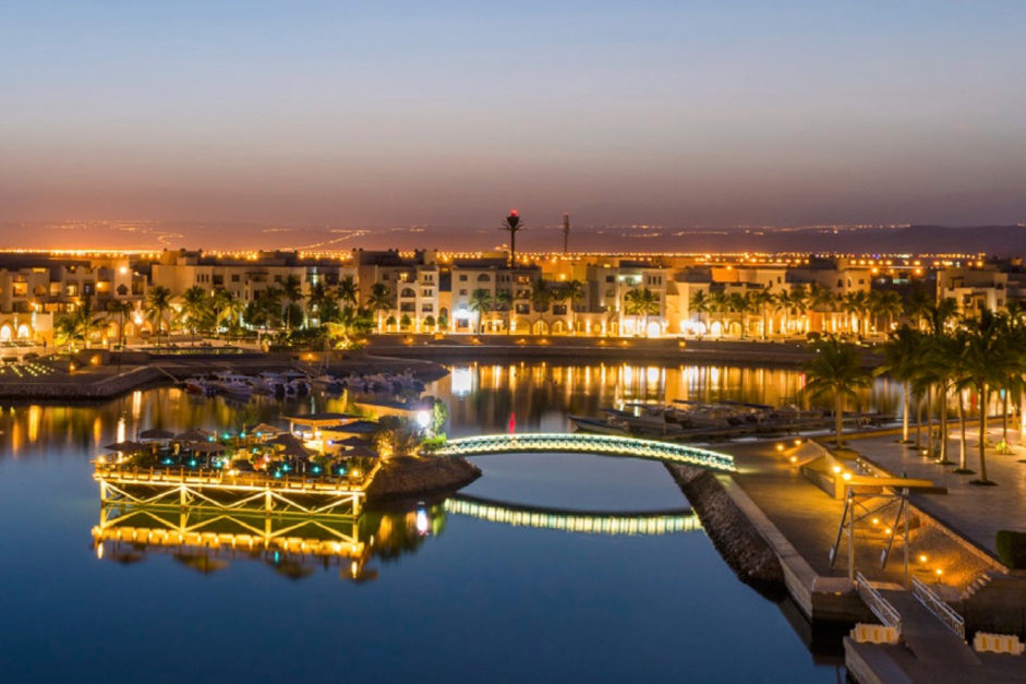 oman city view at night