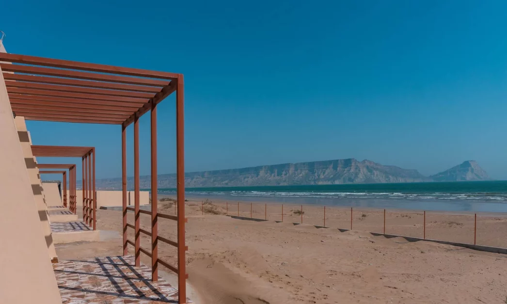 sitting area at the ormara beach